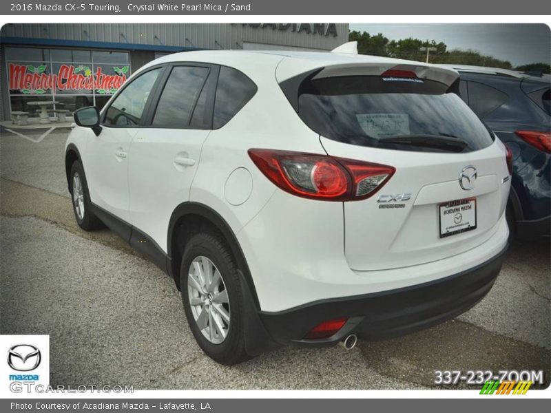 Crystal White Pearl Mica / Sand 2016 Mazda CX-5 Touring