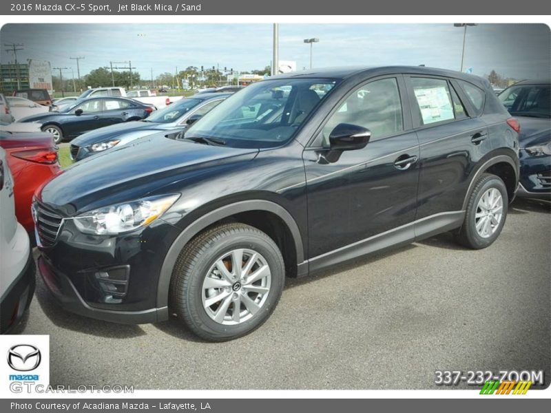 Jet Black Mica / Sand 2016 Mazda CX-5 Sport