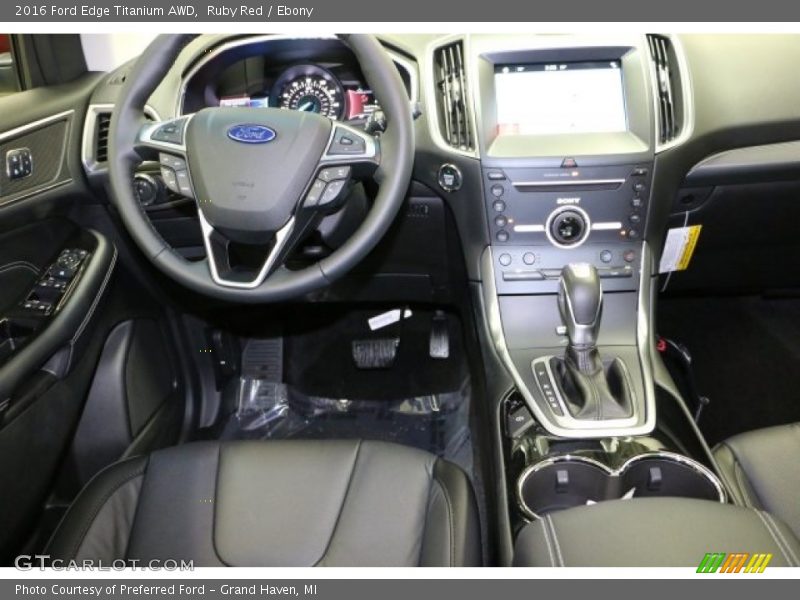  2016 Edge Titanium AWD Ebony Interior