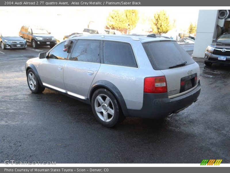 Atlas Grey Metallic / Platinum/Saber Black 2004 Audi Allroad 2.7T quattro Avant