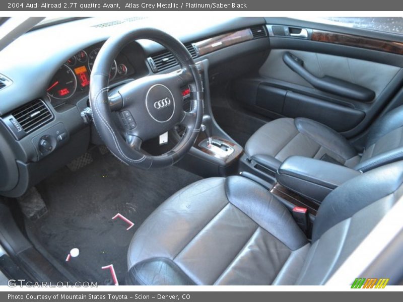 Atlas Grey Metallic / Platinum/Saber Black 2004 Audi Allroad 2.7T quattro Avant
