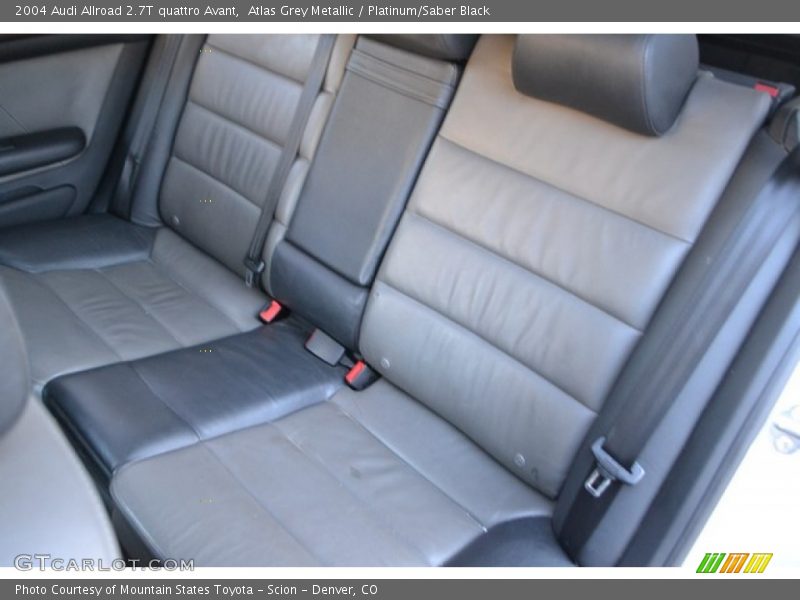 Atlas Grey Metallic / Platinum/Saber Black 2004 Audi Allroad 2.7T quattro Avant