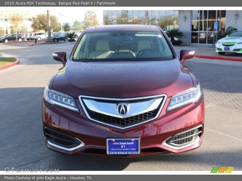 Basque Red Pearl II / Parchment 2016 Acura RDX Technology