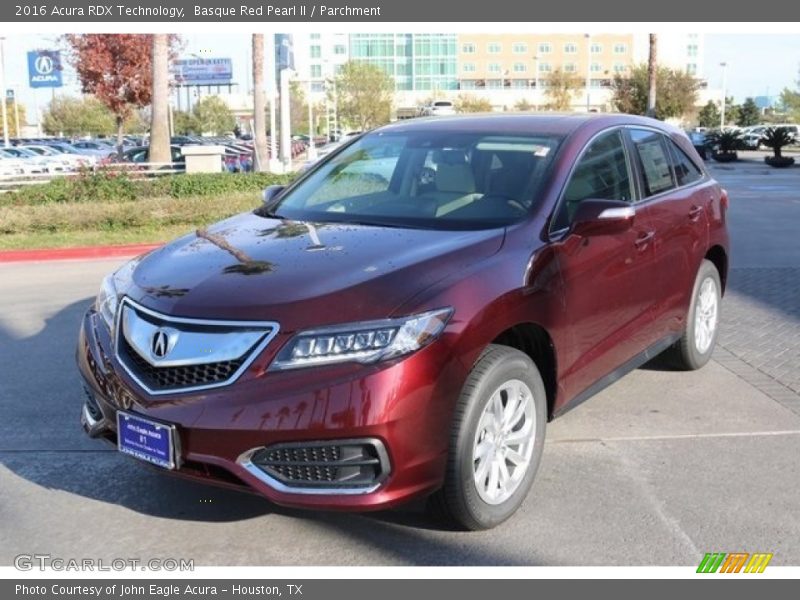 Basque Red Pearl II / Parchment 2016 Acura RDX Technology