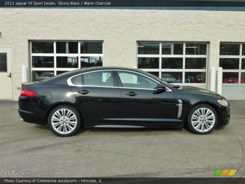 Ebony Black / Warm Charcoal 2011 Jaguar XF Sport Sedan