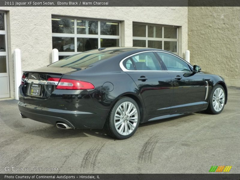 Ebony Black / Warm Charcoal 2011 Jaguar XF Sport Sedan