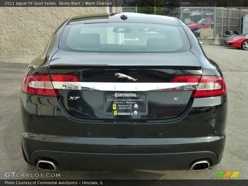 Ebony Black / Warm Charcoal 2011 Jaguar XF Sport Sedan