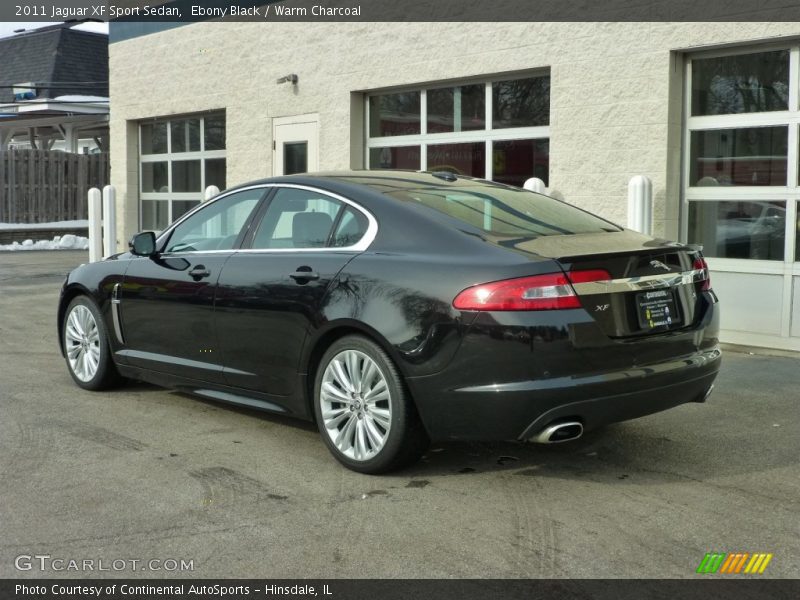 Ebony Black / Warm Charcoal 2011 Jaguar XF Sport Sedan