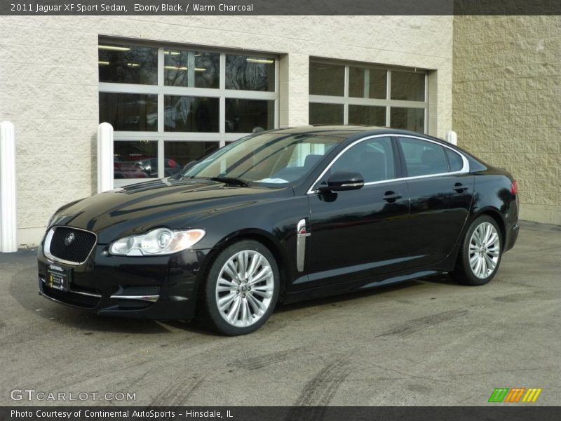 Ebony Black / Warm Charcoal 2011 Jaguar XF Sport Sedan