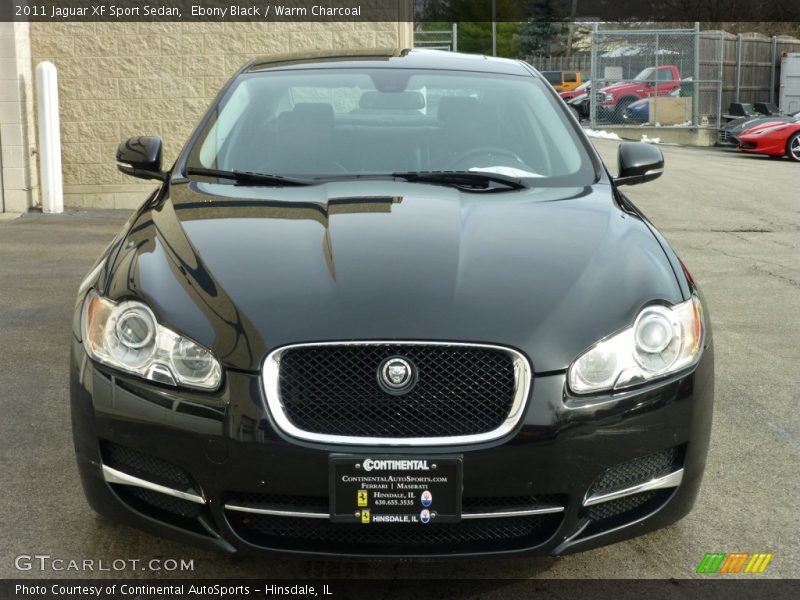 Ebony Black / Warm Charcoal 2011 Jaguar XF Sport Sedan