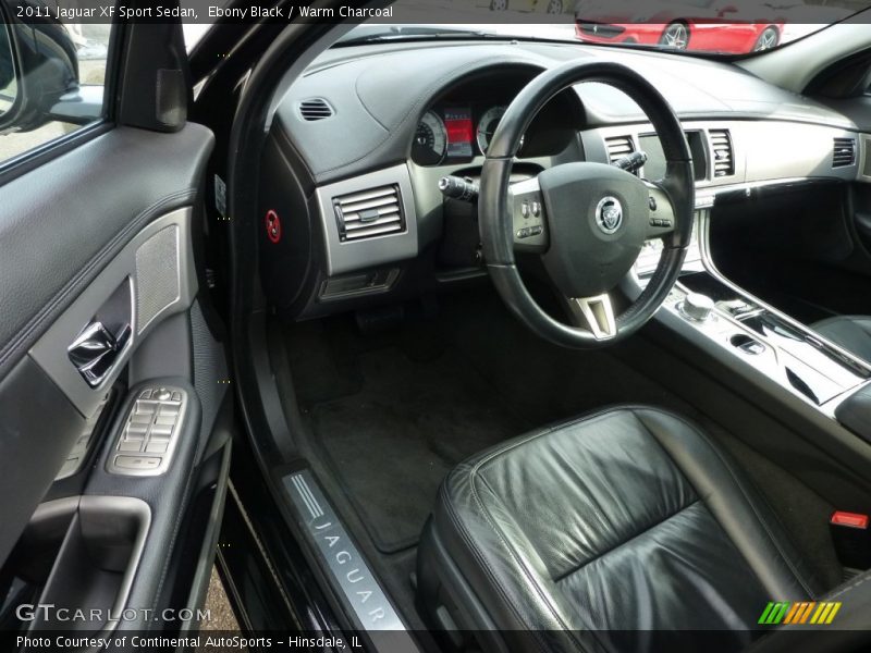 Ebony Black / Warm Charcoal 2011 Jaguar XF Sport Sedan