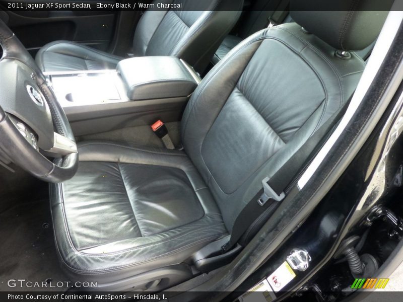 Ebony Black / Warm Charcoal 2011 Jaguar XF Sport Sedan