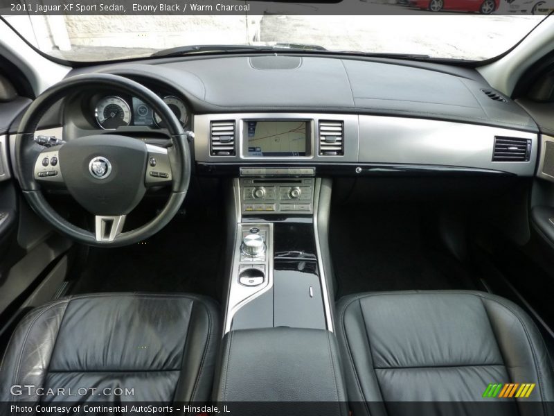 Ebony Black / Warm Charcoal 2011 Jaguar XF Sport Sedan