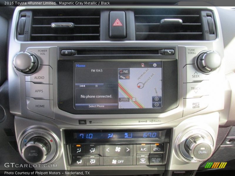 Magnetic Gray Metallic / Black 2016 Toyota 4Runner Limited
