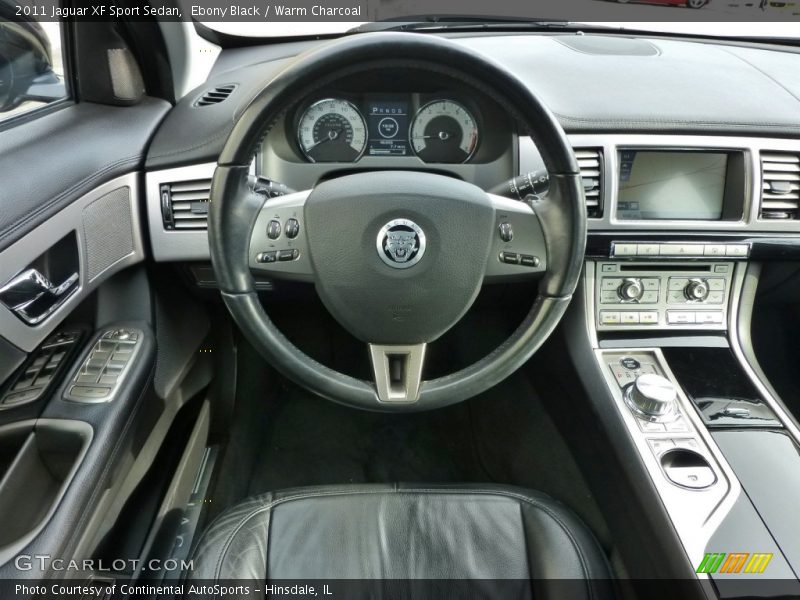 Ebony Black / Warm Charcoal 2011 Jaguar XF Sport Sedan