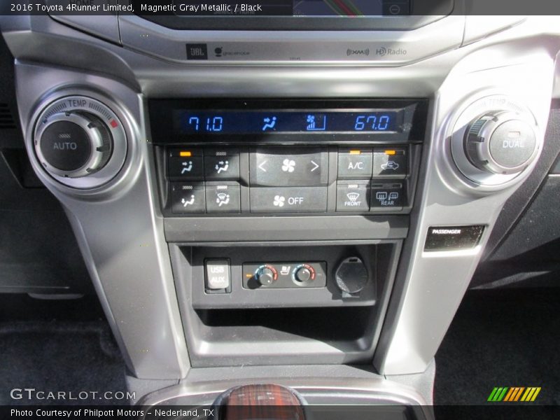 Magnetic Gray Metallic / Black 2016 Toyota 4Runner Limited