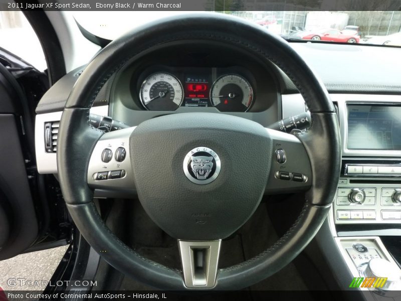Ebony Black / Warm Charcoal 2011 Jaguar XF Sport Sedan