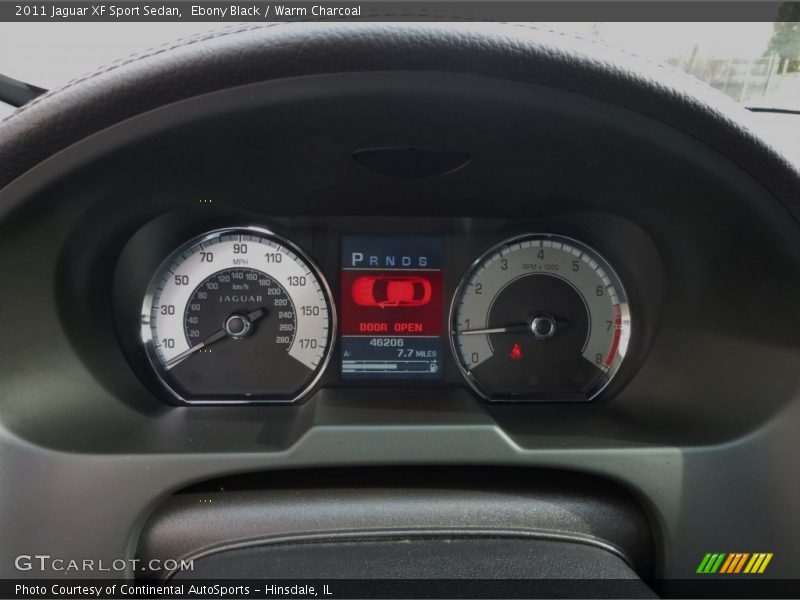 Ebony Black / Warm Charcoal 2011 Jaguar XF Sport Sedan