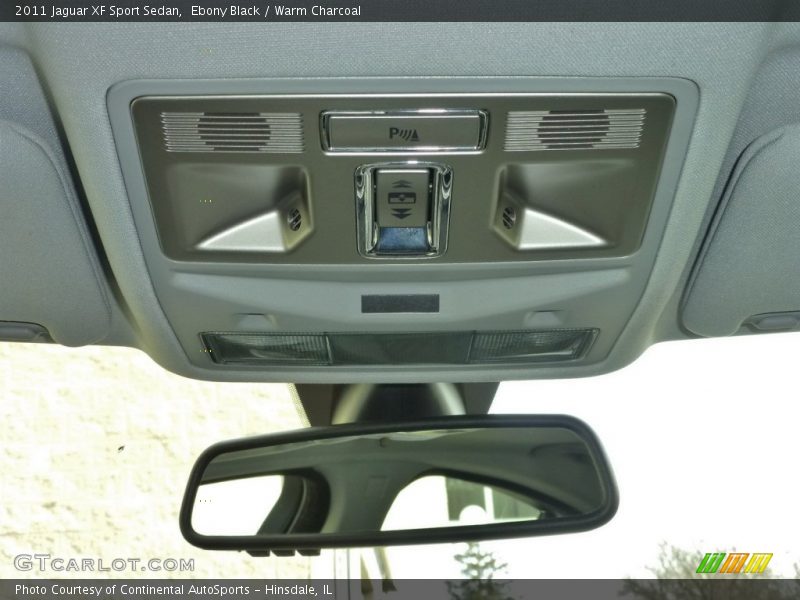 Ebony Black / Warm Charcoal 2011 Jaguar XF Sport Sedan