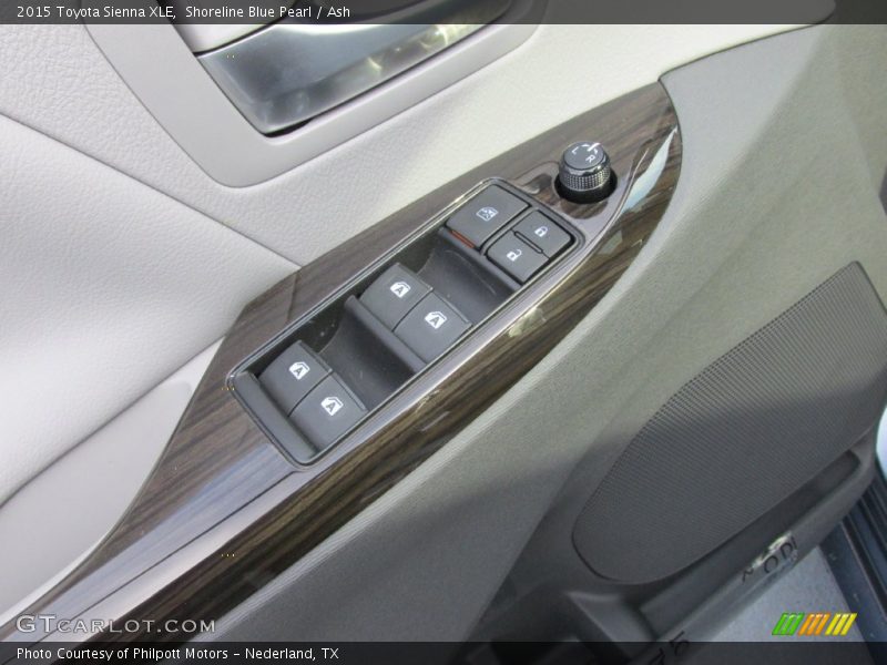 Shoreline Blue Pearl / Ash 2015 Toyota Sienna XLE