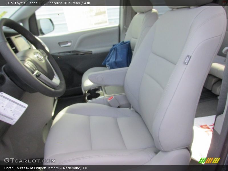 Shoreline Blue Pearl / Ash 2015 Toyota Sienna XLE