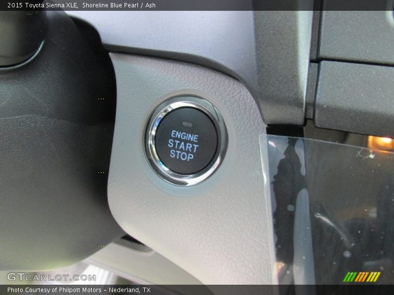 Shoreline Blue Pearl / Ash 2015 Toyota Sienna XLE