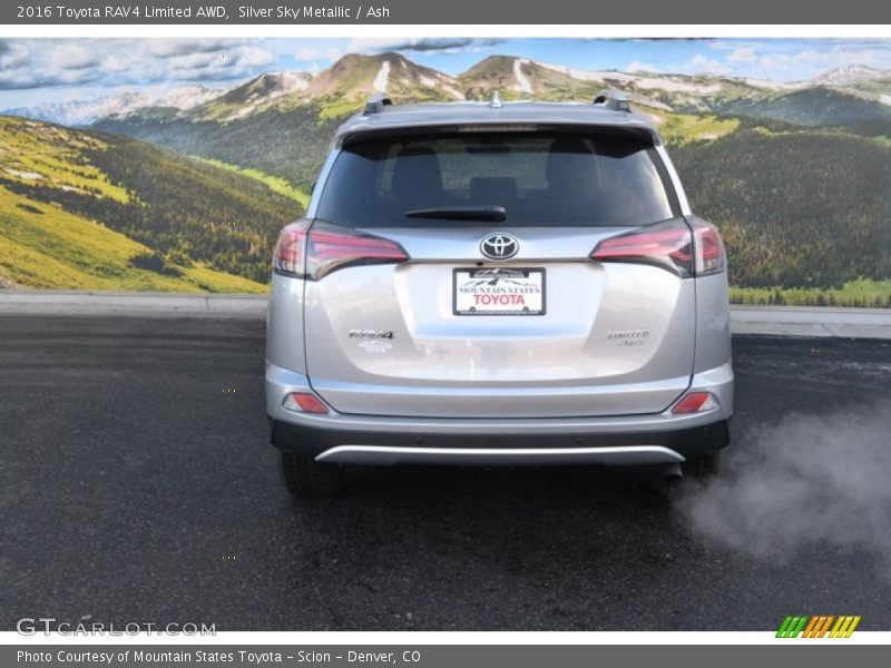 Silver Sky Metallic / Ash 2016 Toyota RAV4 Limited AWD