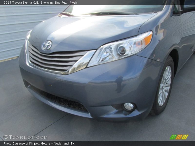 Shoreline Blue Pearl / Ash 2015 Toyota Sienna XLE