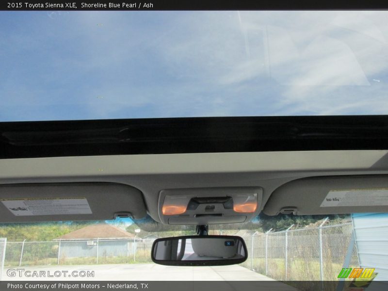 Shoreline Blue Pearl / Ash 2015 Toyota Sienna XLE