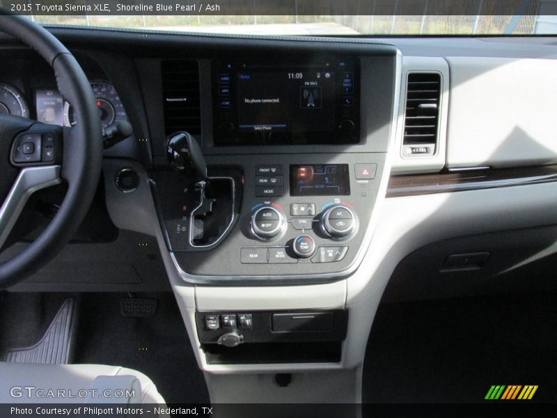 Shoreline Blue Pearl / Ash 2015 Toyota Sienna XLE