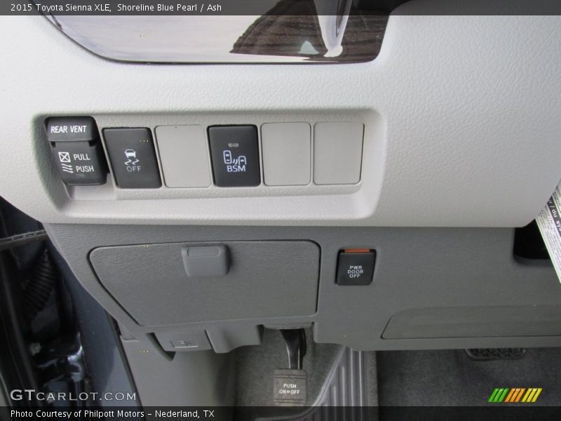 Shoreline Blue Pearl / Ash 2015 Toyota Sienna XLE
