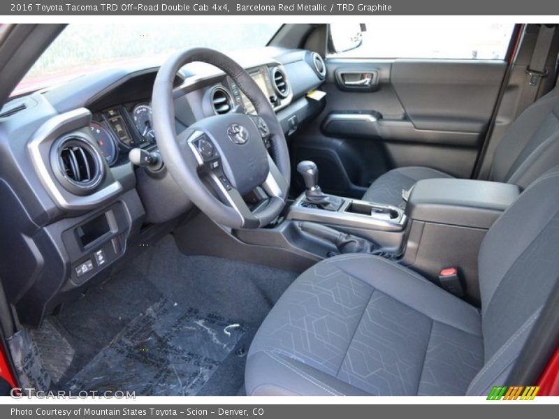 TRD Graphite Interior - 2016 Tacoma TRD Off-Road Double Cab 4x4 