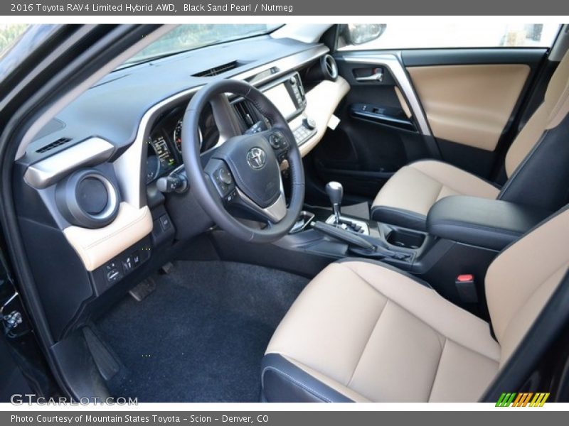 Nutmeg Interior - 2016 RAV4 Limited Hybrid AWD 