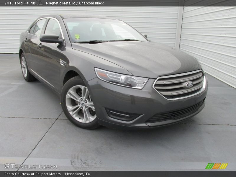Magnetic Metallic / Charcoal Black 2015 Ford Taurus SEL