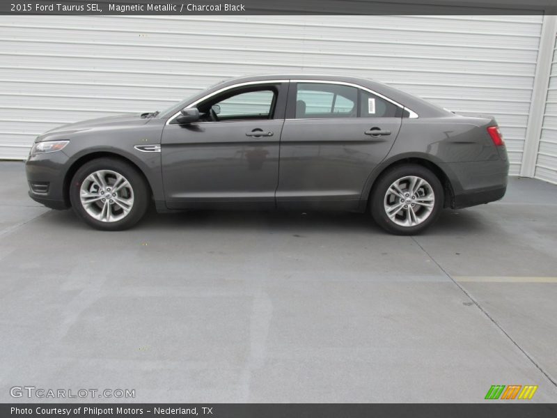 Magnetic Metallic / Charcoal Black 2015 Ford Taurus SEL