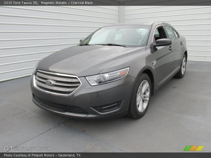Magnetic Metallic / Charcoal Black 2015 Ford Taurus SEL