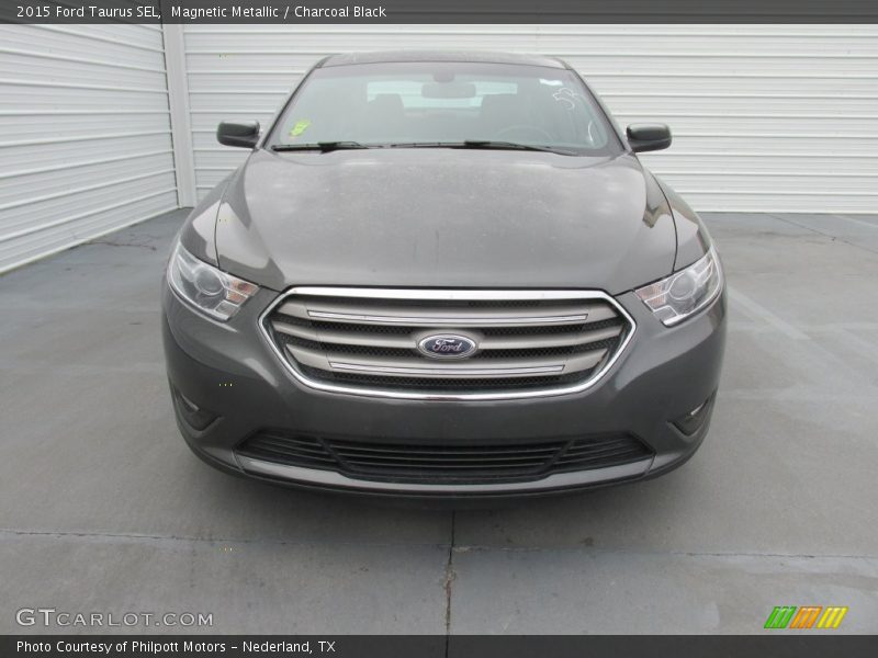 Magnetic Metallic / Charcoal Black 2015 Ford Taurus SEL