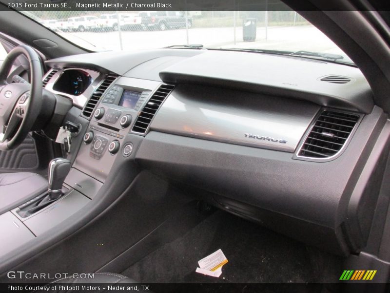 Magnetic Metallic / Charcoal Black 2015 Ford Taurus SEL