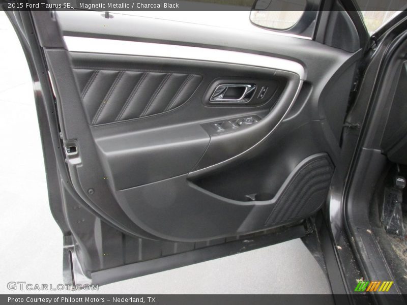 Magnetic Metallic / Charcoal Black 2015 Ford Taurus SEL