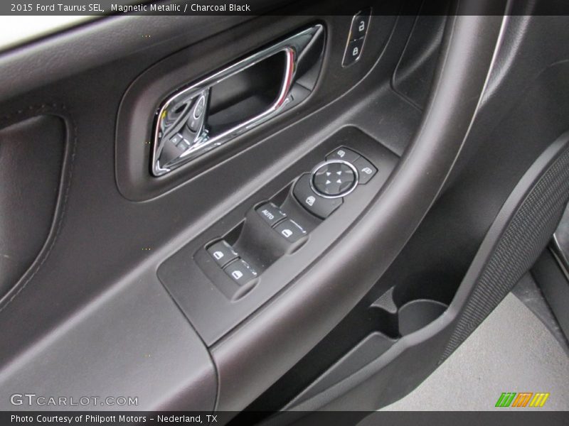 Magnetic Metallic / Charcoal Black 2015 Ford Taurus SEL