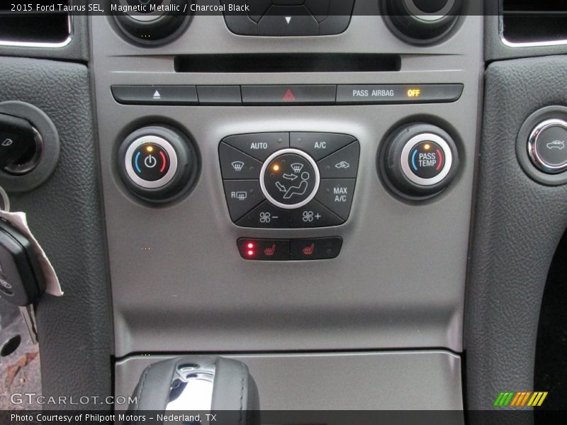 Magnetic Metallic / Charcoal Black 2015 Ford Taurus SEL