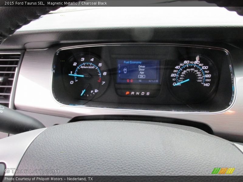 Magnetic Metallic / Charcoal Black 2015 Ford Taurus SEL
