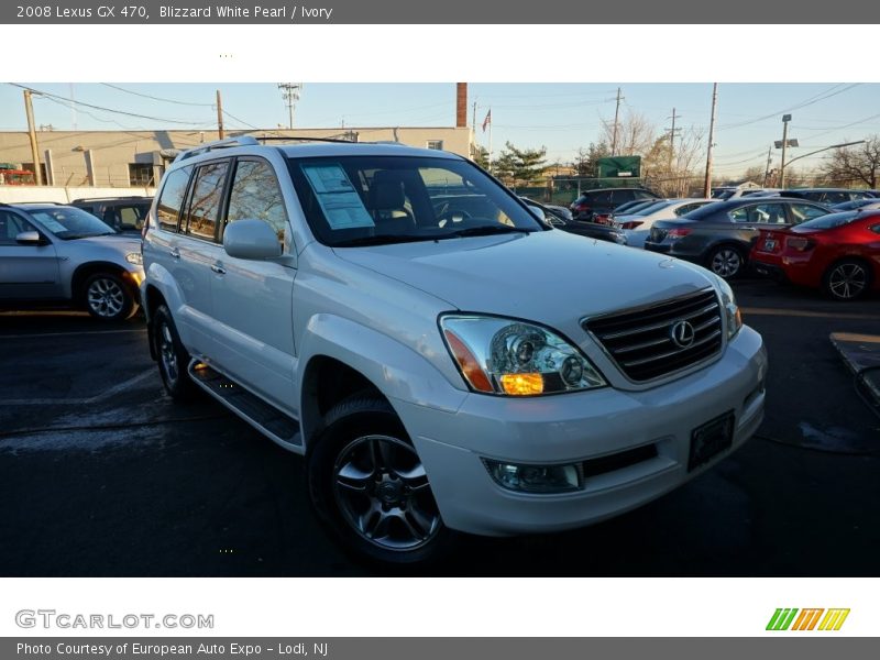 Blizzard White Pearl / Ivory 2008 Lexus GX 470