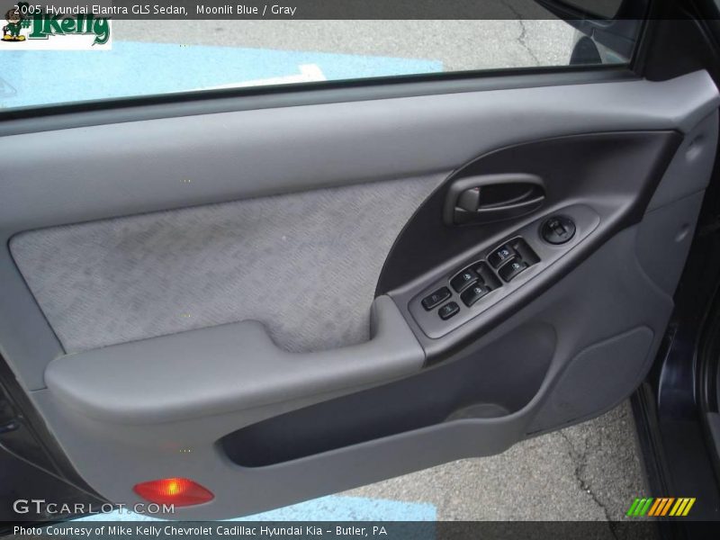 Moonlit Blue / Gray 2005 Hyundai Elantra GLS Sedan