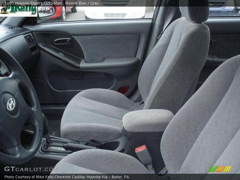 Moonlit Blue / Gray 2005 Hyundai Elantra GLS Sedan