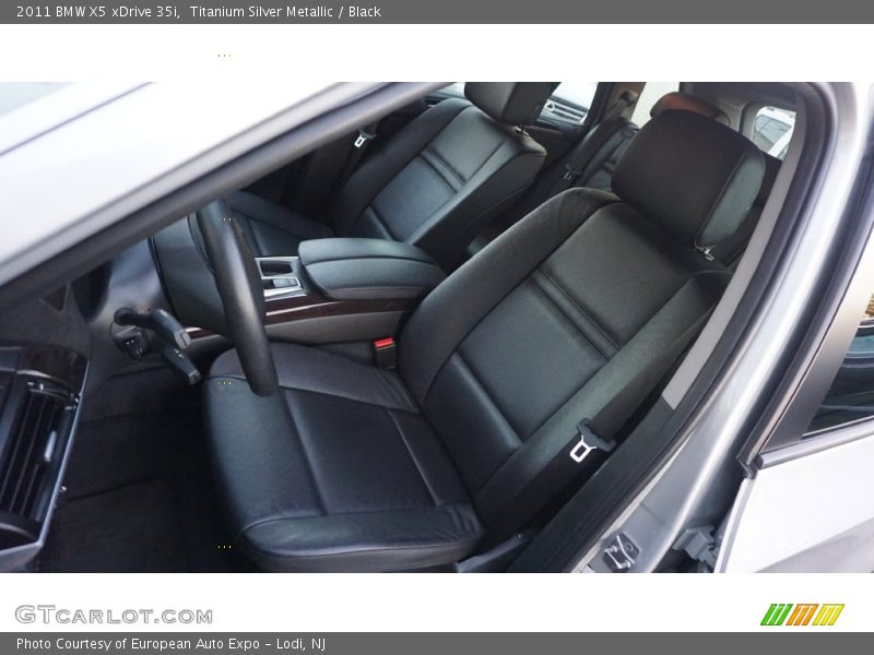 Titanium Silver Metallic / Black 2011 BMW X5 xDrive 35i