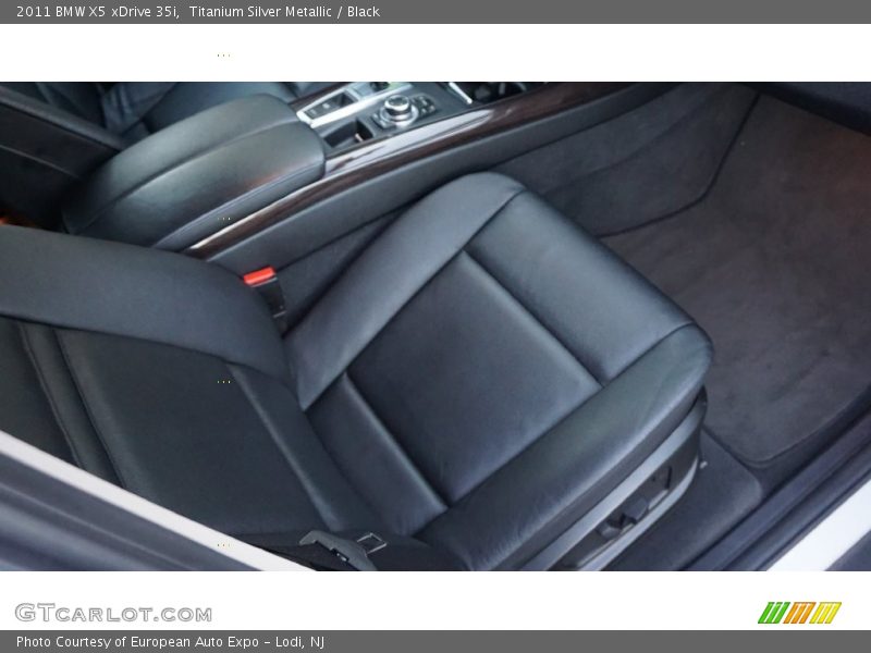 Titanium Silver Metallic / Black 2011 BMW X5 xDrive 35i