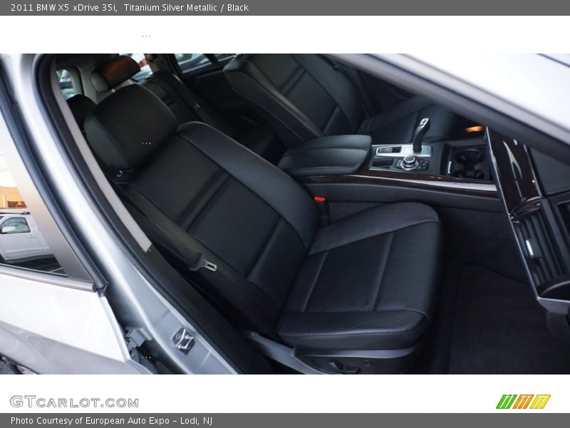 Titanium Silver Metallic / Black 2011 BMW X5 xDrive 35i