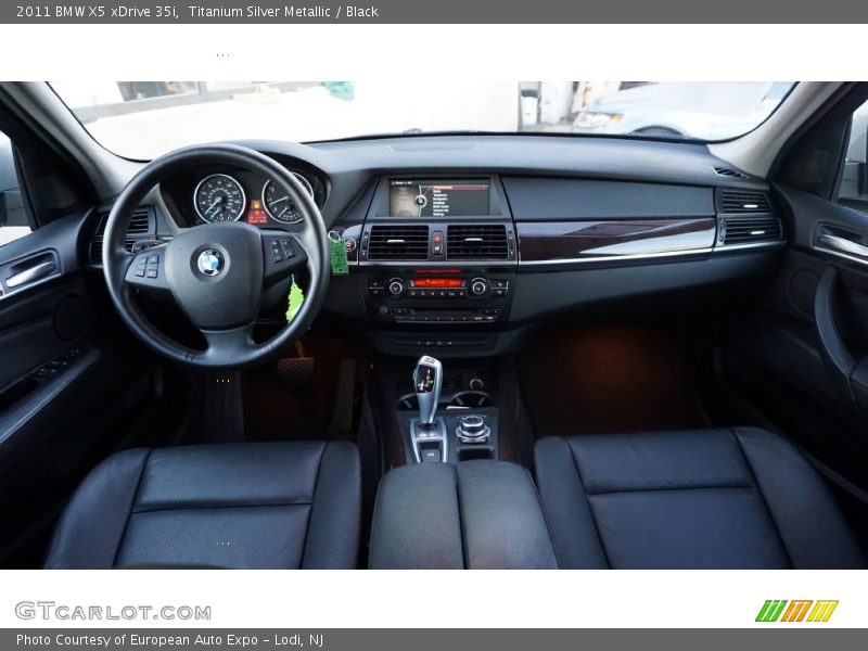 Titanium Silver Metallic / Black 2011 BMW X5 xDrive 35i