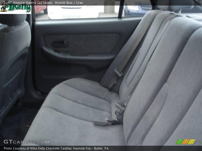 Moonlit Blue / Gray 2005 Hyundai Elantra GLS Sedan